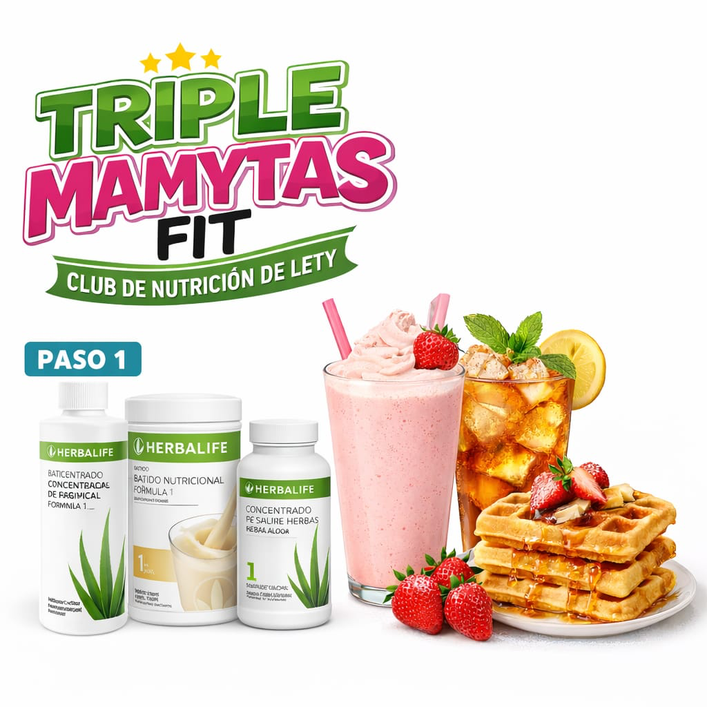 Triple Mamytas Fit Club de Nutrición de Lety